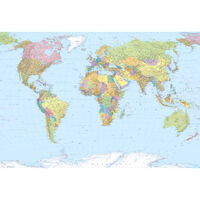 Komar Foto siena World Map XXL, 368x248cm