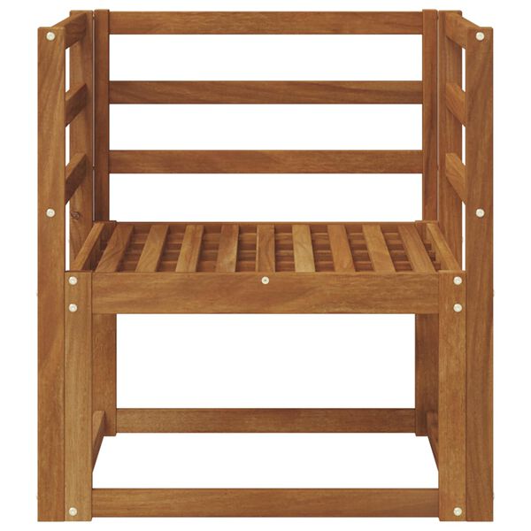 vidaXL Lauko sofa Kietos akacijos mediena Natūrali