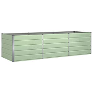 vidaXL Lovelis Pastelinė žalia 290 x 100 x 75 cm Cinkuota plienas