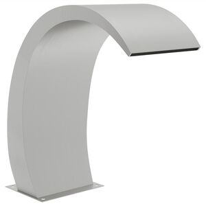vidaXL Baseino fontanas su LED, 22x60x70cm, nerūdijantis plienas 304