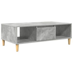 vidaXL Kavos staliukas Betono pilka 102 x 55 x 35 cm Apdirbta mediena