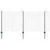 vidaXL Grandininis apsaugos tinklas su stulpeliu 10 x 1 m (P x A)