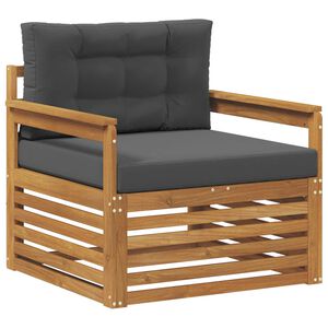 vidaXL Lauko sofos komplektas Tvirta akacijos mediena ir poliesteris