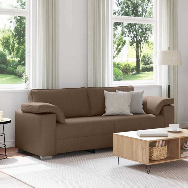 vidaXL Sofa 178cm Ruda audinys