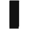 vidaXL Spintelė batams, juodos spalvos, 30x35x100cm, apdirbta mediena