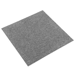 vidaXL Kilimas 20 vnt. Pilka 50 x 50 cm 100% polipropileno