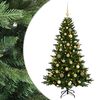 vidaXL Dirbtinė kalėdinė eglutė su rutuliuku 120 cm 150 LED