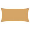 vidaXL Burė nuo saulės, smėlio, 2,5x5m, HDPE, 160g/m&sup2;, stačiakampė