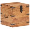 vidaXL Skrynia, 40x40x40cm, akacijos medienos masyvas