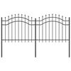 vidaXL Sodo tvora Woerden 240 x 140 cm Pilka