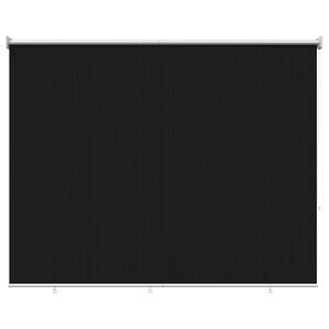 vidaXL Lauko roletai 90% UV blokavimui Juoda 200 x 140 cm HDPE