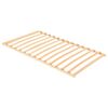vidaXL Lamelinis lovos pagrindas Ruda 100 x 190 cm Kietas bukas medis