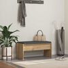 vidaXL Koridoriaus suolas Amatininkų ąžuolas 83 x 38 x 40 cm