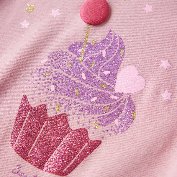 Vaikiški marškinėliai ilgomis rankovėmis, šviesiai rožiniai, 92 dydžio