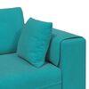 vidaXL Sofa su pagalve 3 pcs Turkio Aksomas