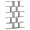 vidaXL Sieninė lentyna Betono pilka 70 x 17 x 101 cm Apdirbta mediena