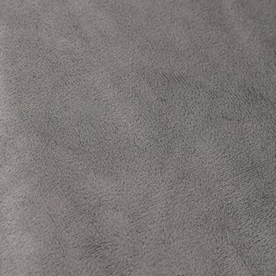 vidaXL Sunki antklodė su užvalkalu, pilka, 150x200cm, audinys, 7kg