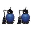 vidaXL Smėlio filtro siurbliai, 2 vnt., 400W, 11000 l/val