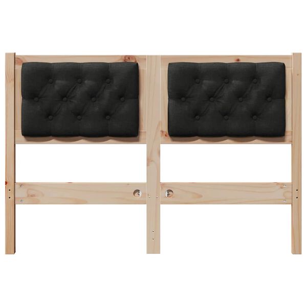 vidaXL Galvūgalis Kita Ruda ir juoda 120 cm Pu&scaron;ies masyvas