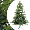 vidaXL Dirbtinė Sulankstoma Kalėdų Eglutė 150 cm PVC ir metalas Žalia