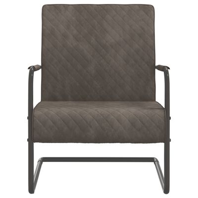 vidaXL Gembinė kėdė, šviesiai pilkos spalvos, aksomas