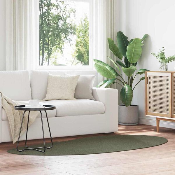 vidaXL Kilimas Miško žalia 100 x 200 cm Poliesteris