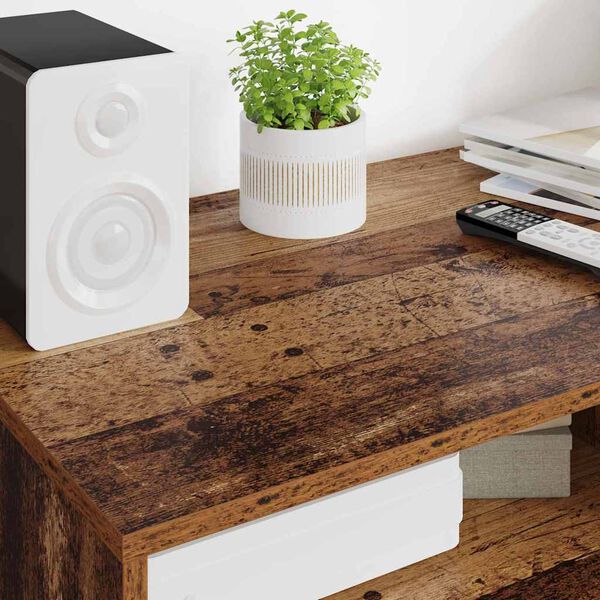 vidaXL Televizoriaus spintelė Senovinis medis 100 x 48 x 43 cm