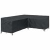 vidaXL Baldų uždangalas Juodas 250 x 180 x 80 cm 600D Oksfordo audinys