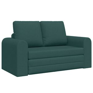 vidaXL Sofa lova Tamsiai žalia 148 x 71 x 83 cm audinys