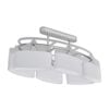 &Scaron;viestuvas su Stikliniais Elipsoido Formos Gaubtais, 6 E14 Lemputės