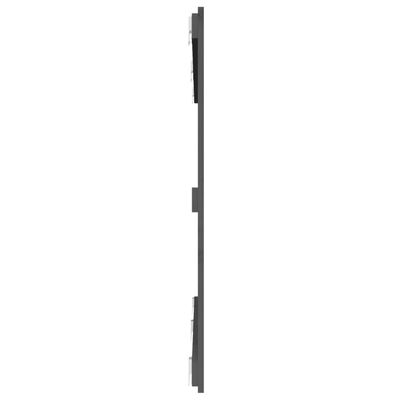 vidaXL Sieninis galvūgalis, pilkas, 159,5x3x90cm, pušies masyvas