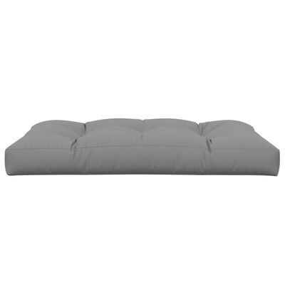 vidaXL Paletės pagalvėlė, pilkos spalvos, 120x80x12cm, audinys