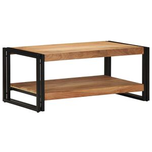 vidaXL Kavos staliukas 90x50x38 cm Akacijos masyvo