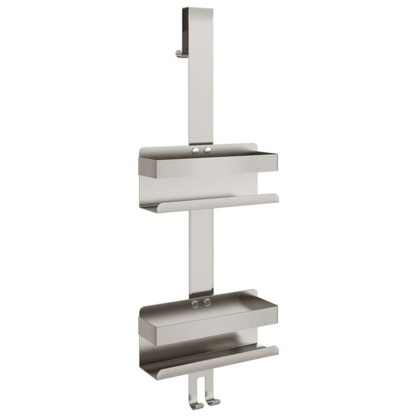 vidaXL Pakabinama dušo lentyna, poliruotas 304 nerūdijantis plienas