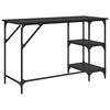 vidaXL Stalas Juodas ąžuolas 120 x 50 x 75 cm Apdirbta mediena