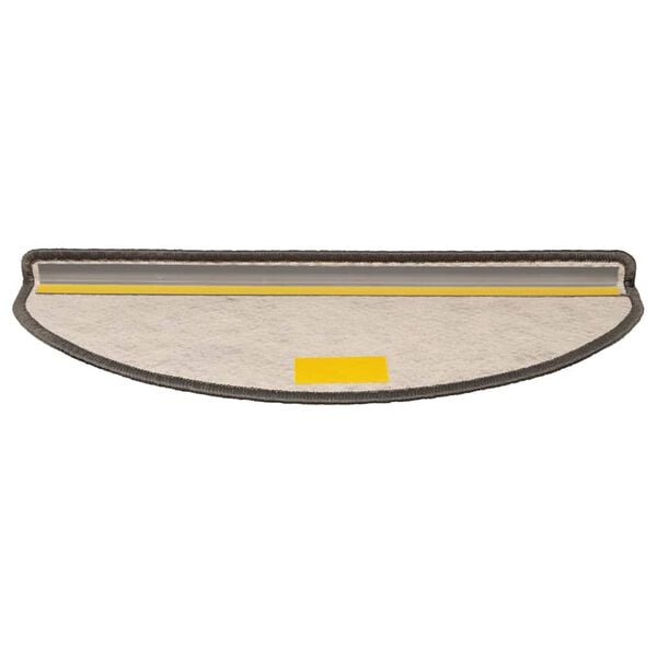 vidaXL Lipnūs laiptų kilimėliai, 30vnt., pilki ir smėlio sp., 65x21x4cm