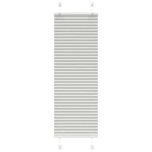 vidaXL klostuota žaliuze &scaron;viesiai pilka 40x100 cm audinio plotis
