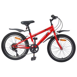 vidaXL Vaikų Dviratis 24 Colių 6-Speed 8-12 metų Raudona