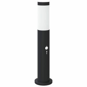 vidaXL Apsauginis stulpelis su jutikliu, 50 cm, nerūdijantis plienas, IP44