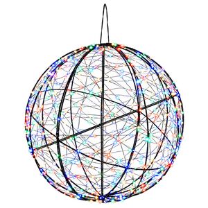 vidaXL Kalėdų finialo &scaron;viesa 750 LED Įvairių spalvų &Oslash; 50 x 52 cm