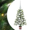 vidaXL Kalėdų eglutė su 150 LED s stovu Žalia 65 cm PE