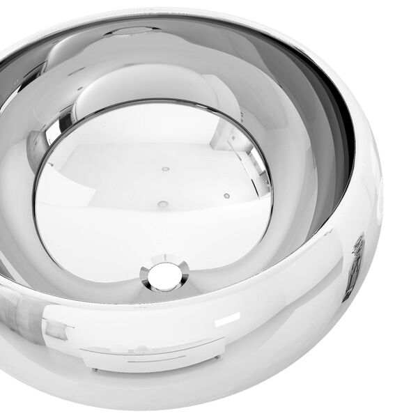 vidaXL Praustuvas, 40x15cm, sidabrinės sp., keramika