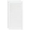vidaXL Spintelės durelės, 2vnt., baltos, 99,3x49,4cm, pu&scaron;is