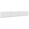 vidaXL Gabionas su 3,5 mm viela ir 5x10 cm tinkleliu 350x10x50 cm