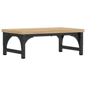 vidaXL Monitoriaus stovas, sonoma ąžuolo, 37x23x14cm, apdirbta mediena