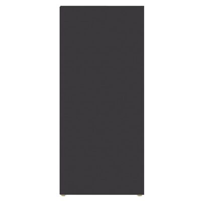 vidaXL Šoninė spintelė, pilkos spalvos, 97x32x72cm, MDP