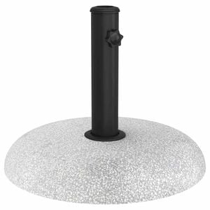 vidaXL Skėčio pagrindas 20.9 kg &Scaron;viesiai pilka Betono Apvali
