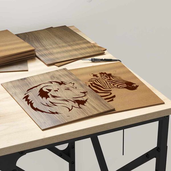 vidaXL Dekoratyvinės Panelės 50 pcs Amatininkų ąžuolas