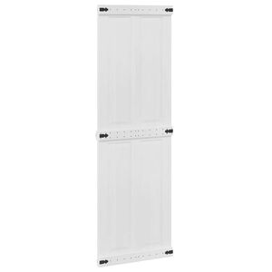 vidaXL Duris Corona Balta 70 x 210 cm Apdirbta mediena