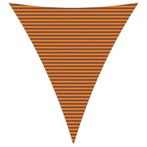 vidaXL Saulės burė Oranžinė ir ruda 5 x 6 x 6 m